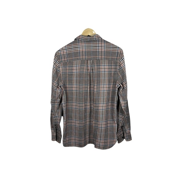 Topman Men’s Micro Plaid Button Down Shirt Multicolor Size M - Picture 5 of 8